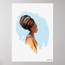 Watercolor Queen Wall Art