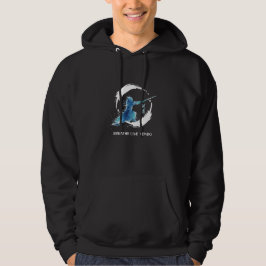 Watercolor Rain Drops Sleep Live Kendo Hoodie