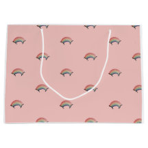 Watercolor Rainbow-Geschenktasche