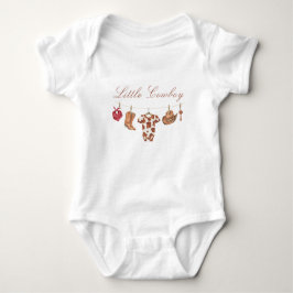 Watercolor-Rodeo-Western-Cowboy-Baby-Party Baby Strampler