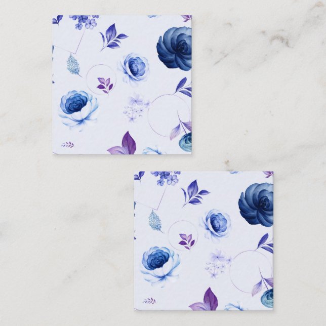Watercolor Roses 31 Mitteilungskarte (Vorne/Hinten)