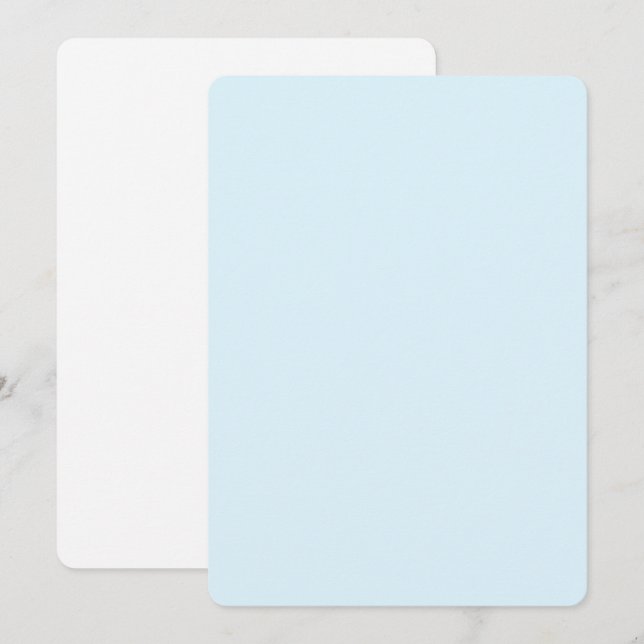 Watercolor Rounded Invitations - Custom Designs Einladung (Vorne/Hinten)