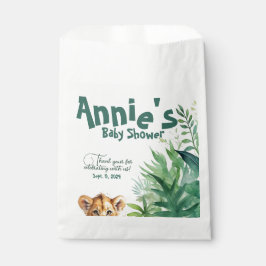 Watercolor Safari Babydusche Geschenktütchen