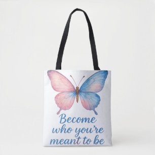Watercolor-Schmetterling-Motiv-Tasche Tasche