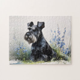 Watercolor Schnauzer