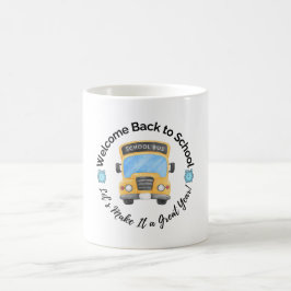 Watercolor School Bus Mug Kaffeetasse