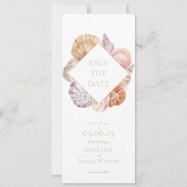 Watercolor Sea Shell Enregistrer la carte Date