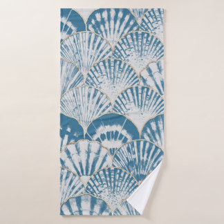 Watercolor sea shell japonais vagues transparent p
