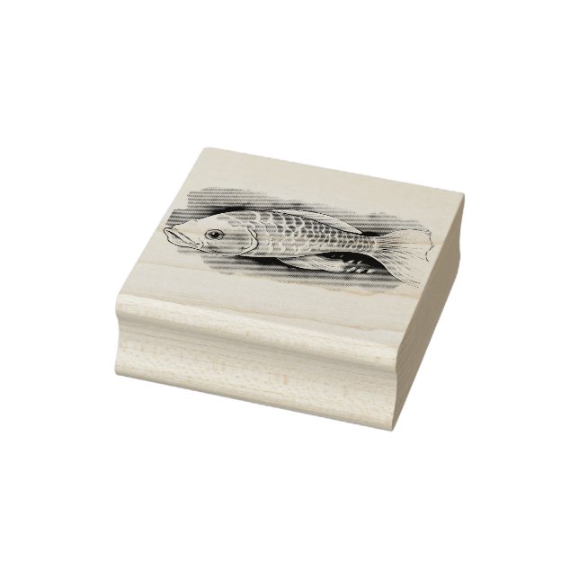 Watercolor Series: Koi Fish Gummistempel (Stempel)