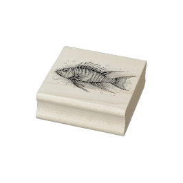 Watercolor Series: Lionfish Gummistempel