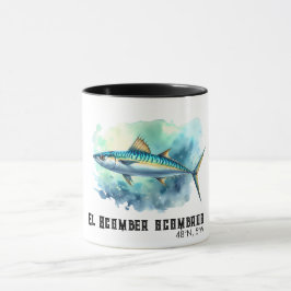 Watercolor Series: Mackerel Tasse