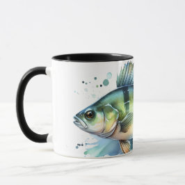 Watercolor Series: Perch Tasse