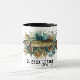 Watercolor Series: Pike Tasse