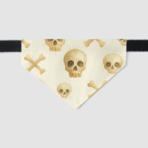 Watercolor Skull & Bones | Spooky Cute