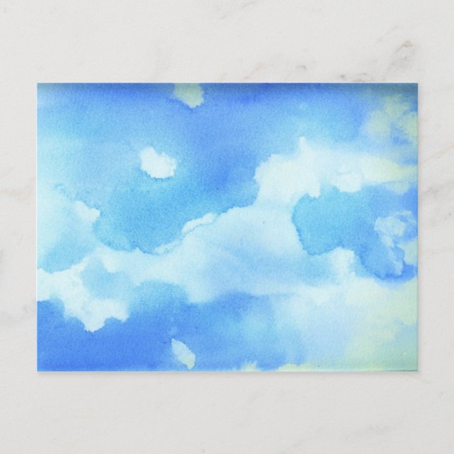 Watercolor Sky Postkarte (Vorderseite)