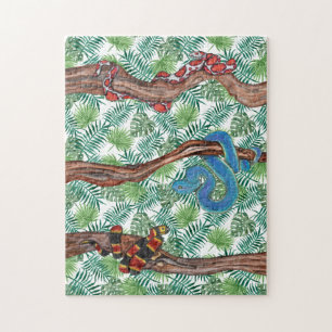 Watercolor Snake Lover Python Boa pets
