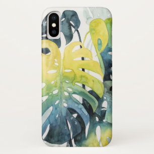Watercolor-Sonnenuntergang-Palme-Blätter Case-Mate iPhone Hülle