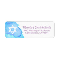 Watercolor Star von David Bat Mitzvah Return