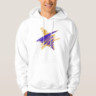 Watercolor Star von David Mens Hoodie