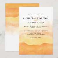 Watercolor Sunrise | Einladung zur Hochzeit