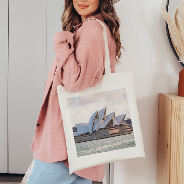 Watercolor Sydney, Australie Sac fourre-tout de de (Créateur téléchargé)