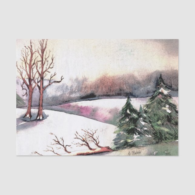 Watercolor Tissue Paper Seidenpapier (Vorderseite)
