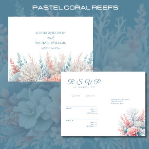 Watercolor Tropical Bliss-UAWG-Wedding- Postcard Postkarte