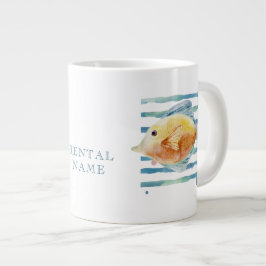 WATERCOLOR TROPICAL FISH VACATION RENTAL  Jumbo-Tasse