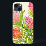 Watercolor-tropische Blumen Case-Mate iPhone Hülle<br><div class="desc">Watercolor-tropischer Blumen-Künstler: Tim OToole</div>