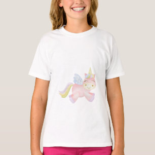 Watercolor Unicorn Kids Tshirts