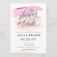 WATERCOLOR-WÄSCHE-Brautpartyeinladung