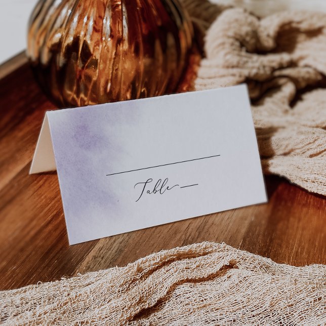 Watercolor Wash | LILA PLATZKARTE (Von Creator hochgeladen)