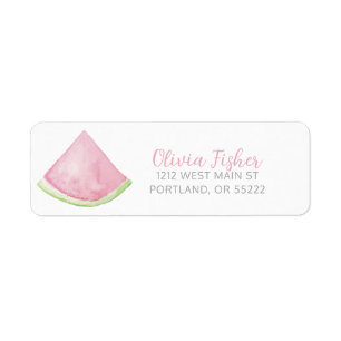 Watercolor Watermelon Design