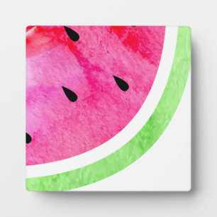 Watercolor Watermelon Fotoplatte