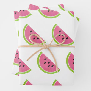 Watercolor Watermelon Geschenkpapier Set