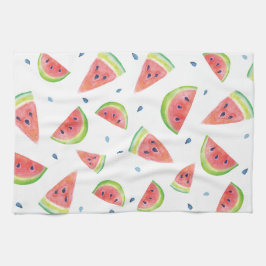 Watercolor Watermelon Geschirrtuch