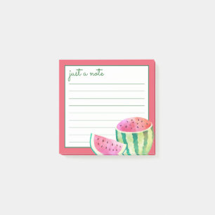 Watercolor Watermelon Post-it Klebezettel
