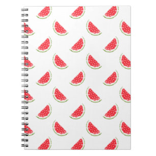Watercolor Watermelone Muster Notizblock