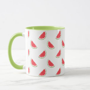 Watercolor Watermelone Muster Tasse