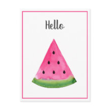 Watercolor Watermelone