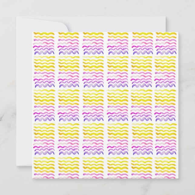 Watercolor Wave Design (Vorderseite)