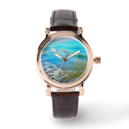 Watercolor Waves Armbanduhr