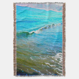Watercolor Waves Decke