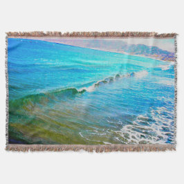 Watercolor Waves Decke