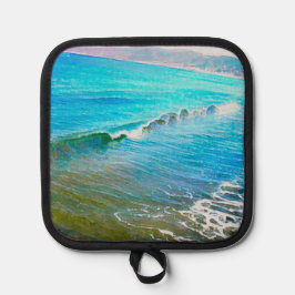 Watercolor Waves Topflappen