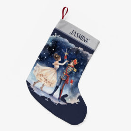 Watercolor Weihnachtskitcracker hinzufügen Kleiner Weihnachtsstrumpf