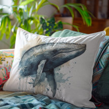 Watercolor Whale Wonder