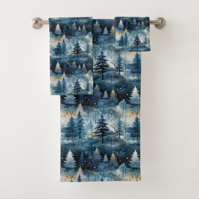 Watercolor Whimsical Winter Wonderland Christmas (En situation)