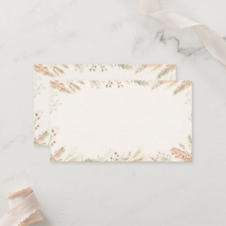 Watercolor Wildflower Wedding Place Card Platzkarte