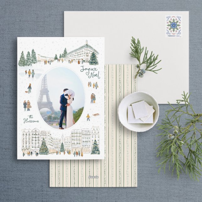 Watercolor Winter Cityscape Foto Weihnachten (Von Creator hochgeladen)